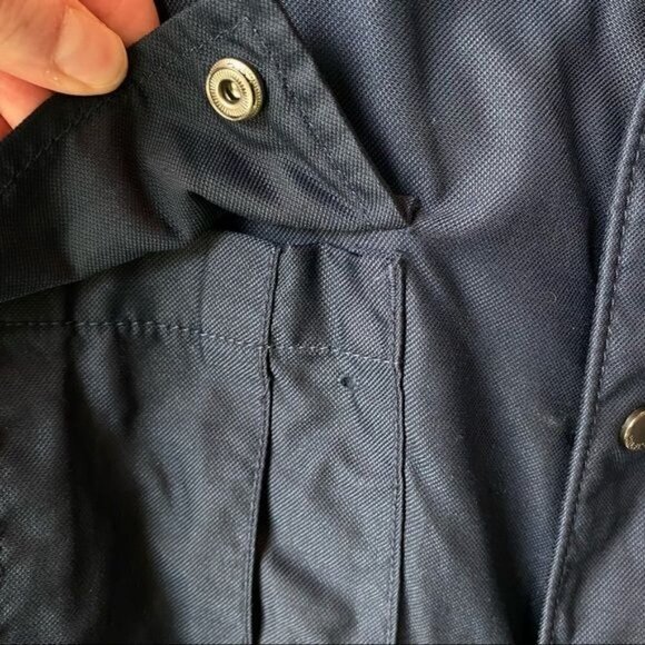 Tommy Hilfiger Navy Nylon Utility Jacket Y2K L - Picture 5 of 9